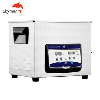Certificação dos rohs dos Skymen que enxágua o tintureiro que gerencie o líquido de limpeza ultrassônico de borracha 10l de pedras preciosas ásperas industriais das peças